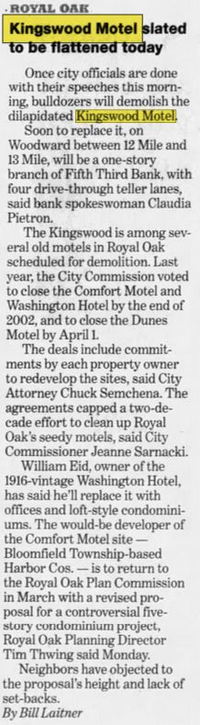 Kingswood Motel - Jan 21 2003 The End Of The Kingswood (newer photo)